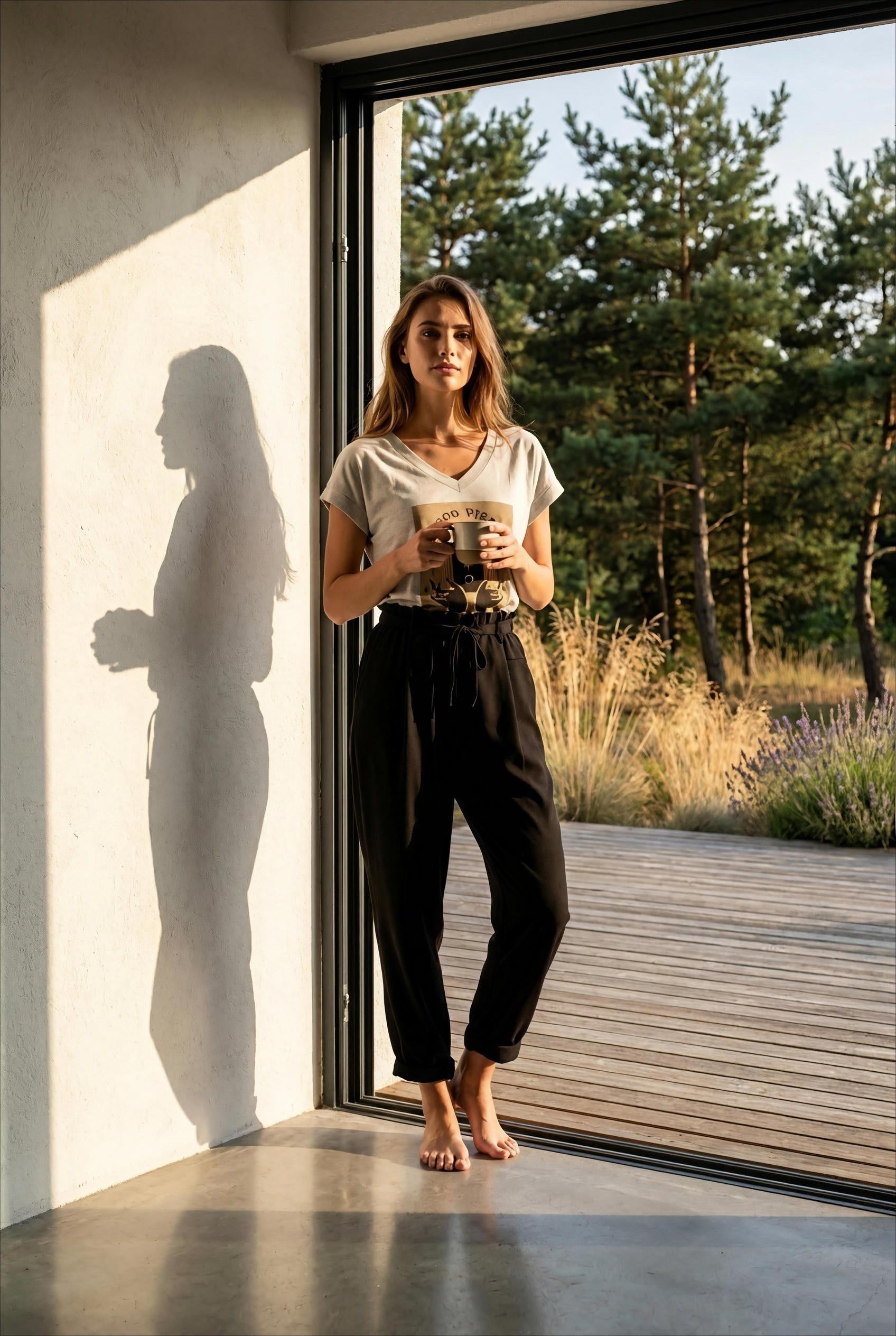 T-SHIRT IVORY LIN - RUE MAZARINE Top