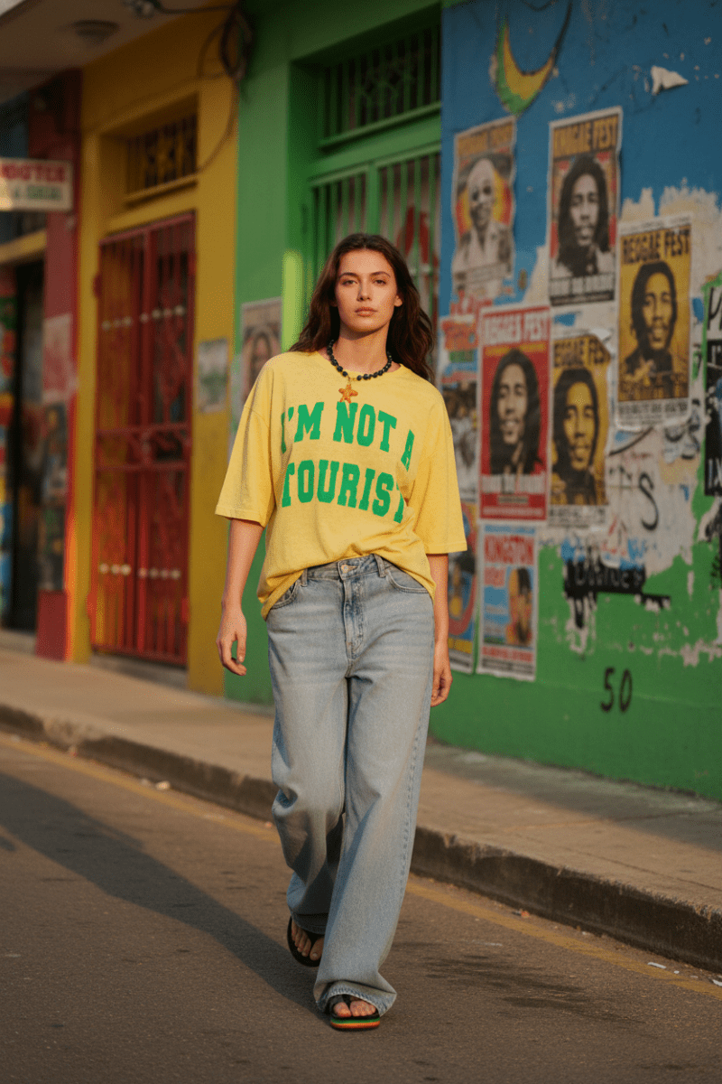 T-shirt Margareth YELLOW - ONE TEE T-shirt