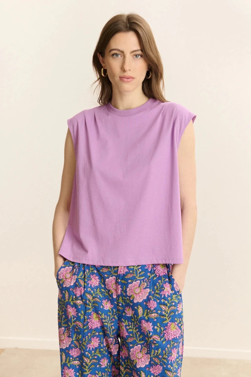 TEE SHIRT VIVI LILAS - GARANCE T - SHIRT