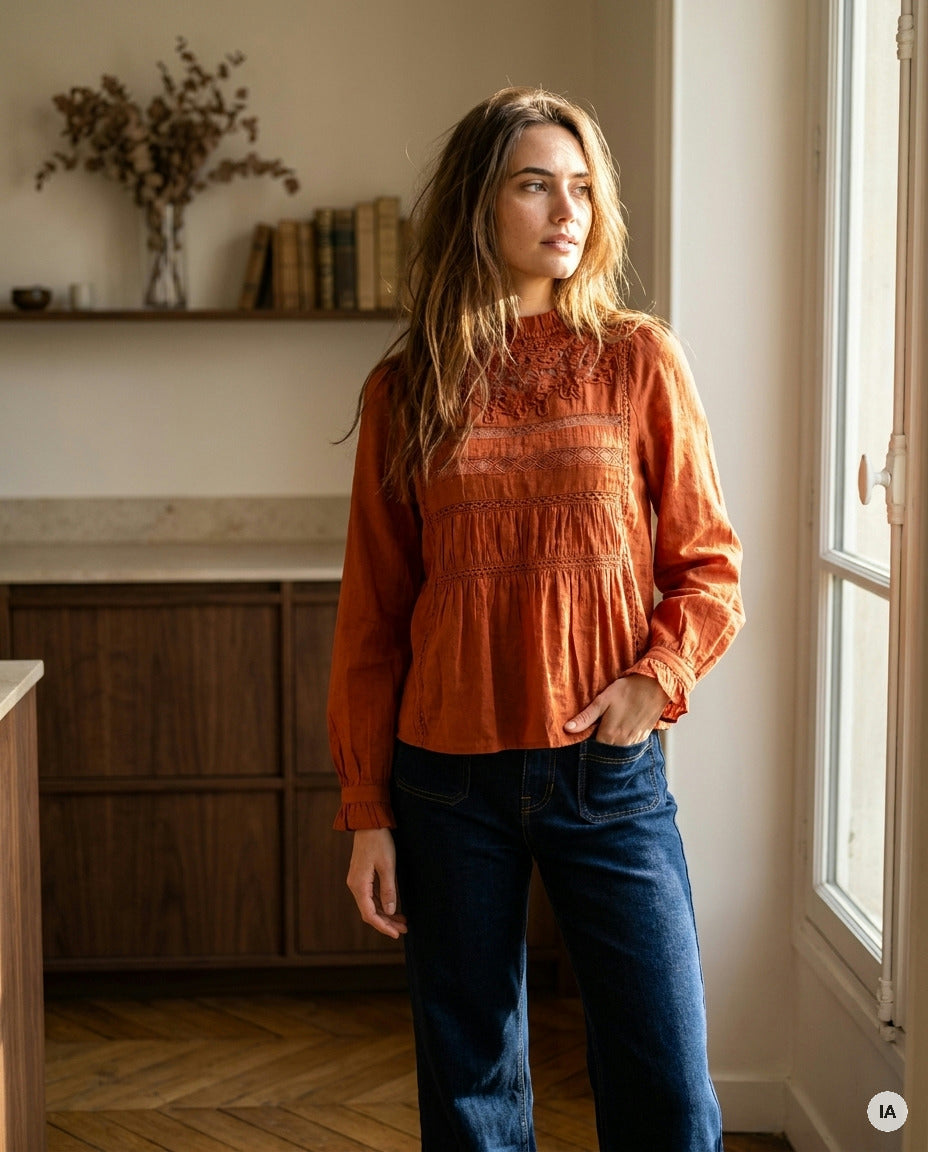 THALIE BLOUSE61099020 - SEEUSOON BLOUSE — Image générée par IA