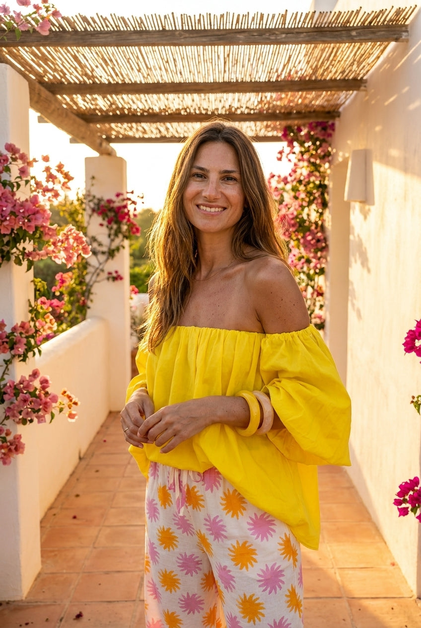 TOP KELLY JAUNE - L’ESSENTIEL Top