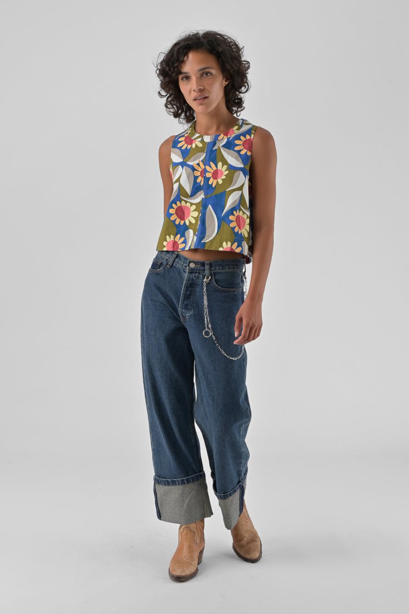TOP MILLIE RETRO BLOOM - ORFEO TOP