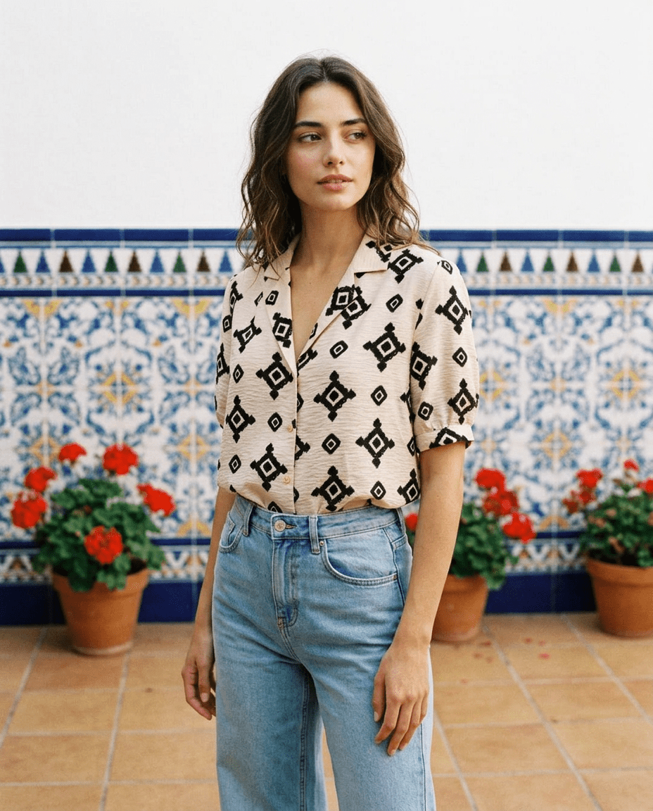 Top Natalia ECRU - RUE DES ABBESSES Top