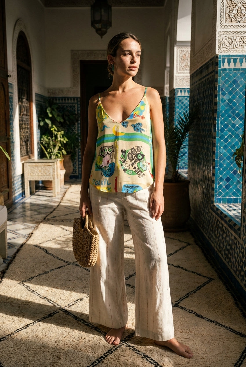 TOP NICOLETTA CARNET DE RIVIERA - ORFEO TOP