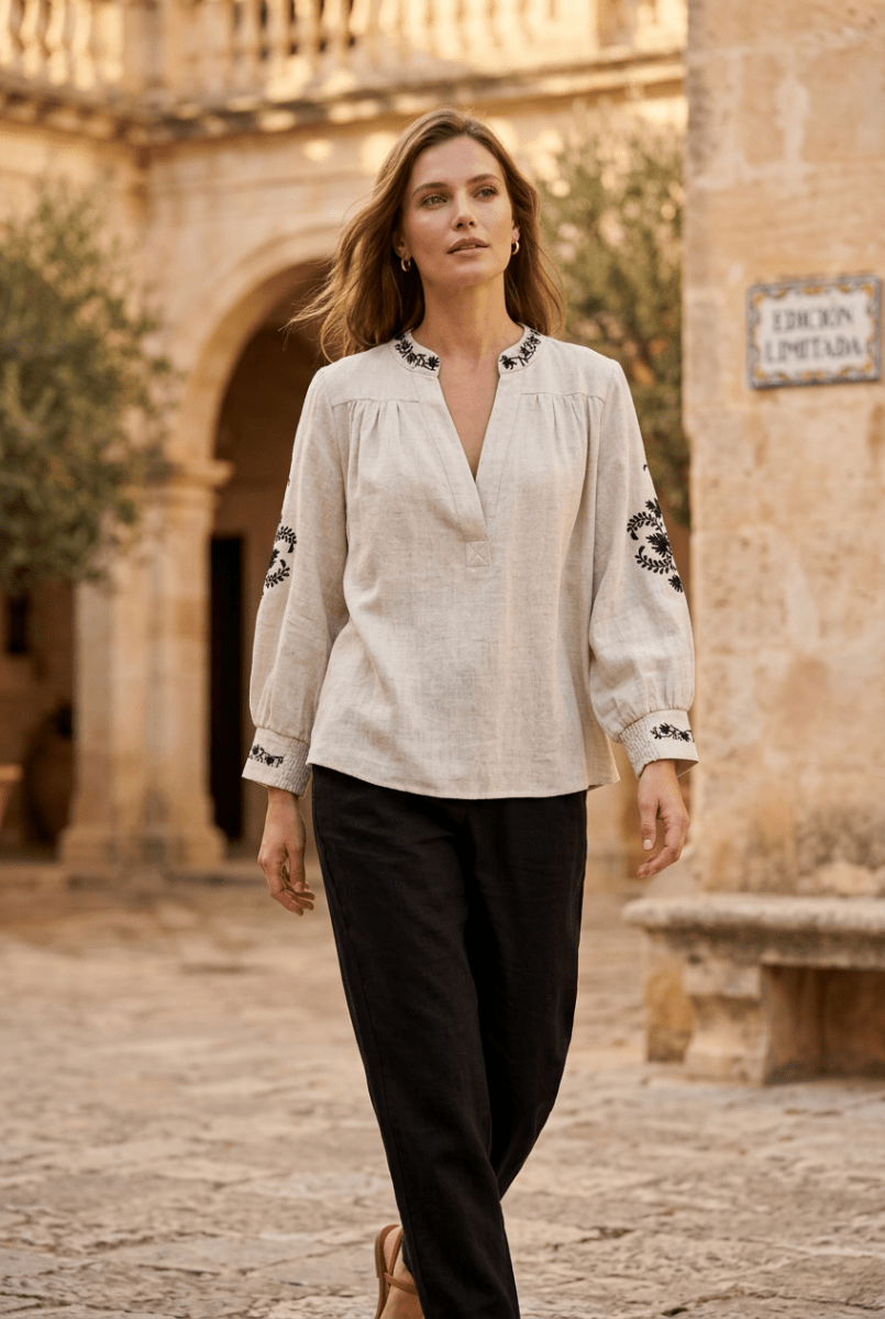 TOP SARI ECRU - RUE MAZARINE TOP