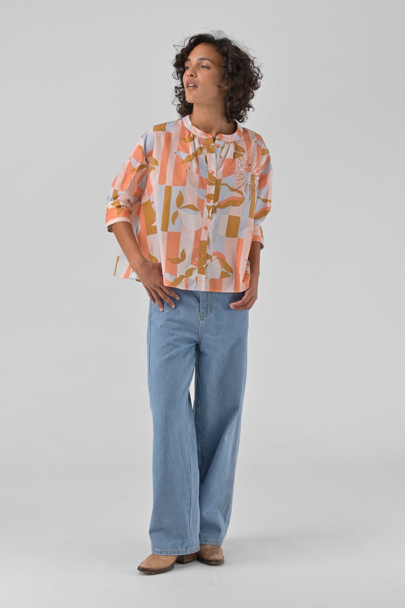 TOP SIMONE SOLSTICE PASTEL - ORFEO TOP