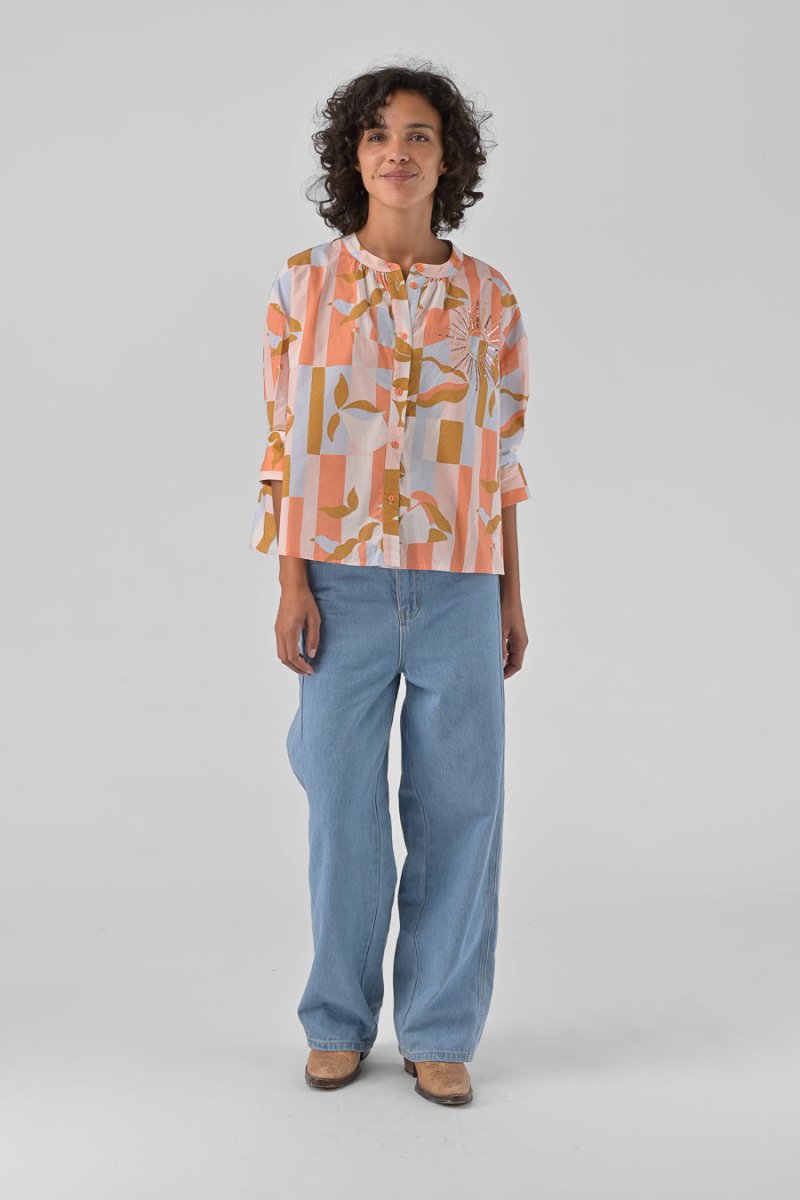 TOP SIMONE SOLSTICE PASTEL - ORFEO TOP