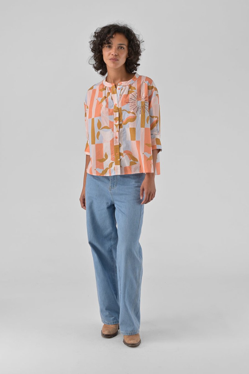 TOP SIMONE SOLSTICE PASTEL - ORFEO TOP