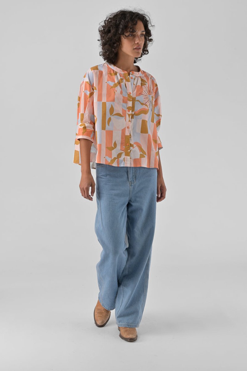 TOP SIMONE SOLSTICE PASTEL - ORFEO TOP