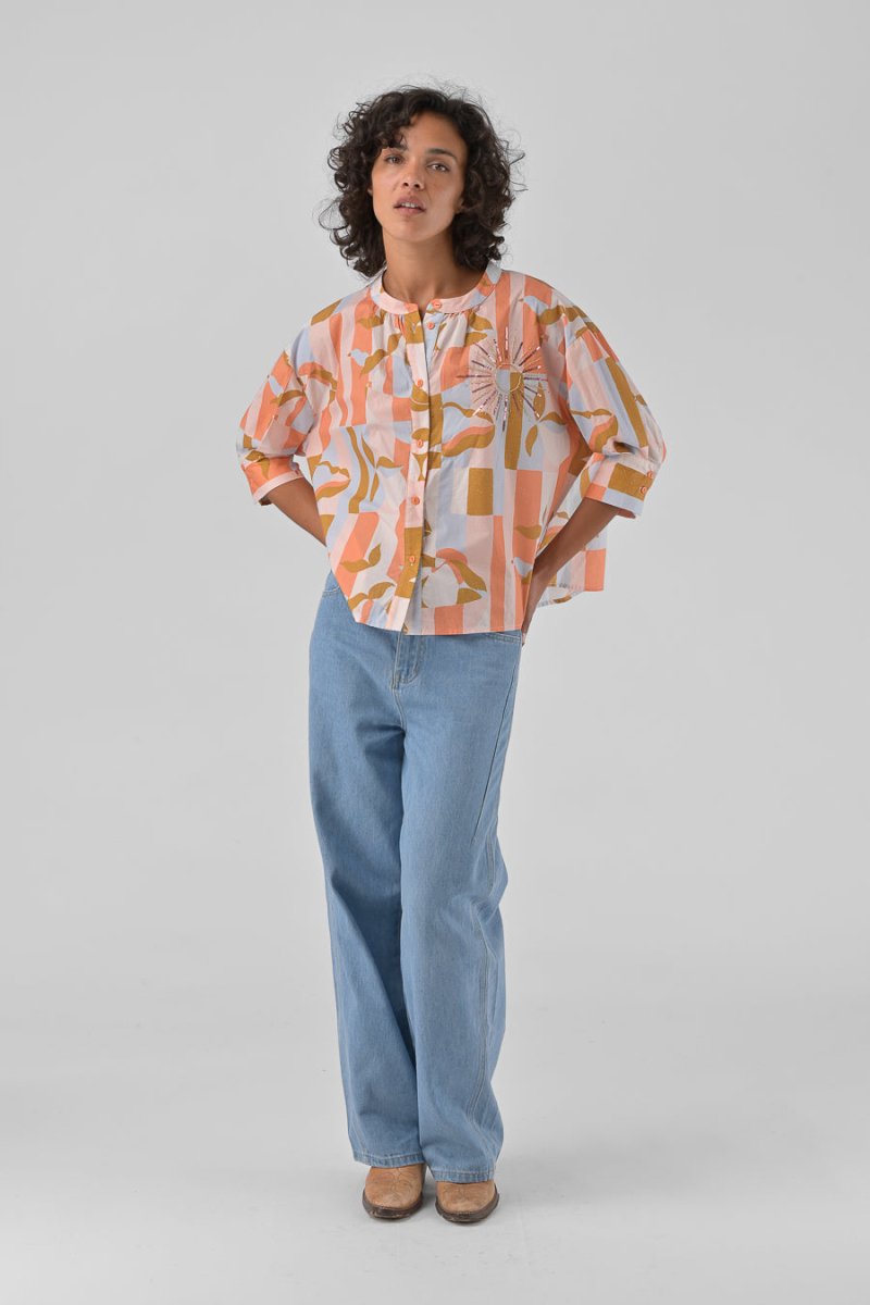 TOP SIMONE SOLSTICE PASTEL - ORFEO TOP