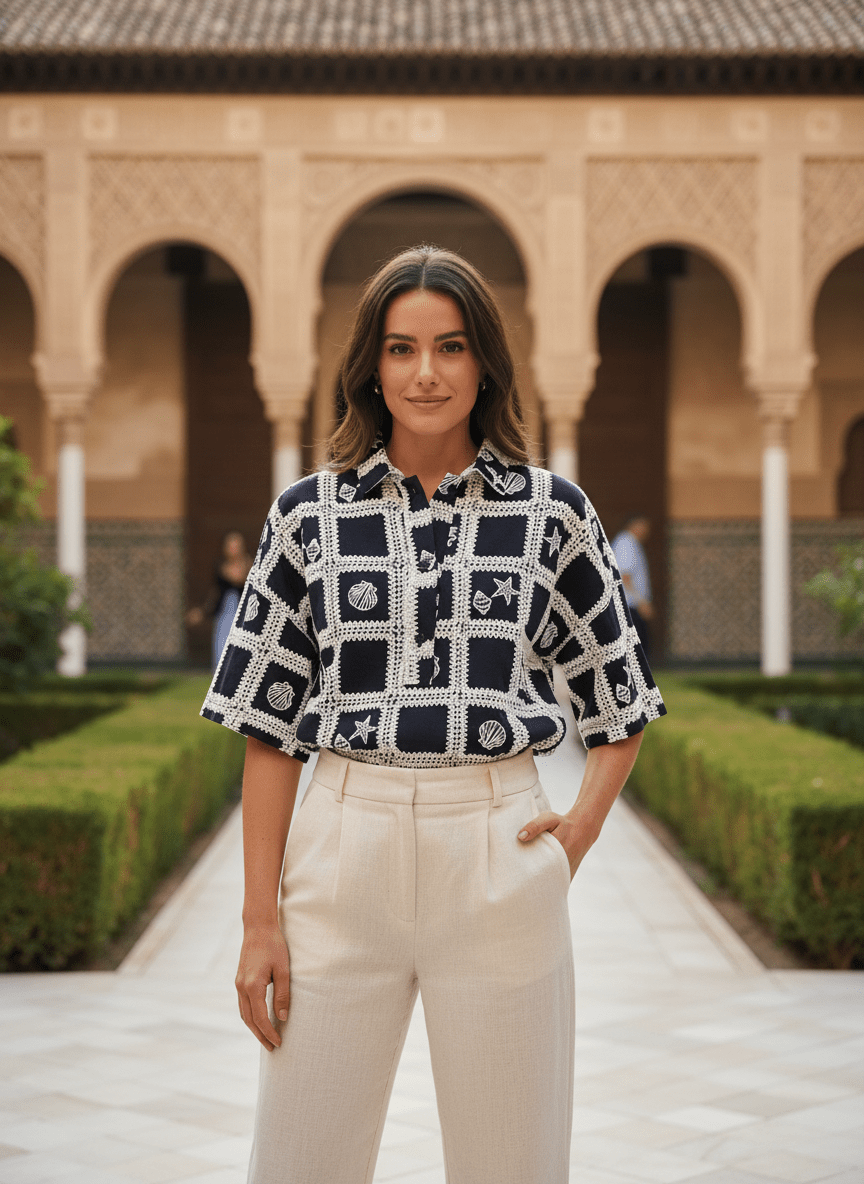 TOP YANIS BRODERIE LOVE THE CA - CASBAH LOVE Top
