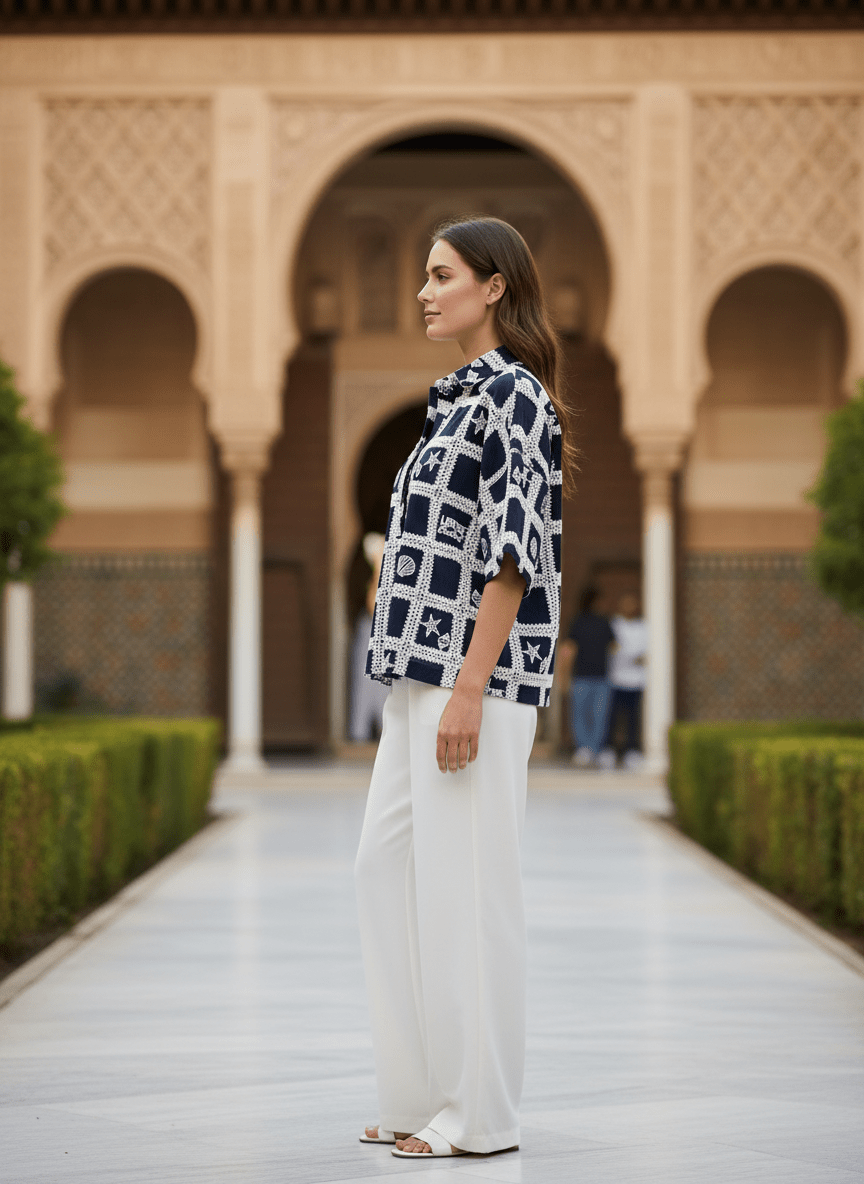 TOP YANIS BRODERIE LOVE THE CA - CASBAH LOVE Top