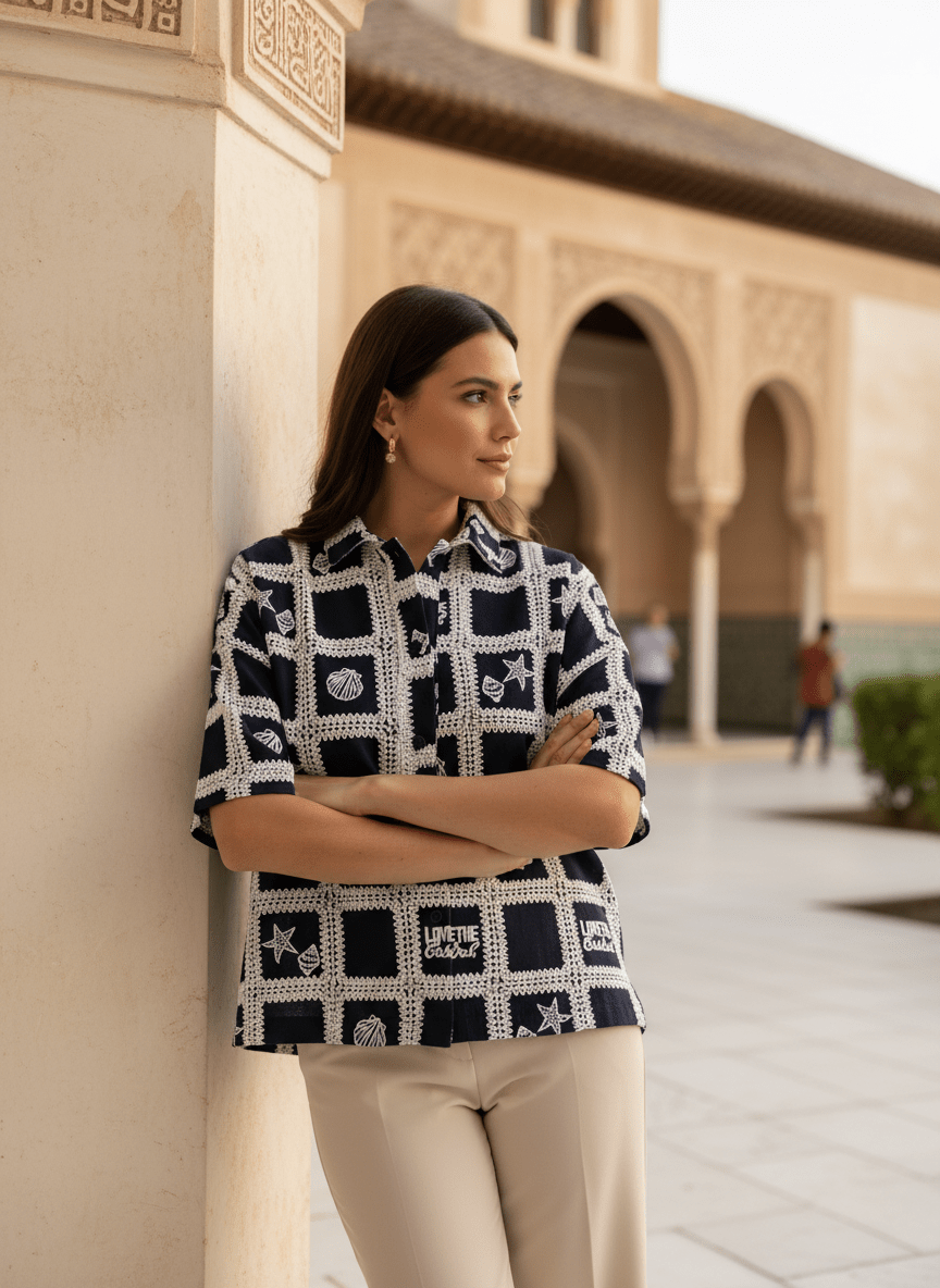 TOP YANIS BRODERIE LOVE THE CA - CASBAH LOVE Top