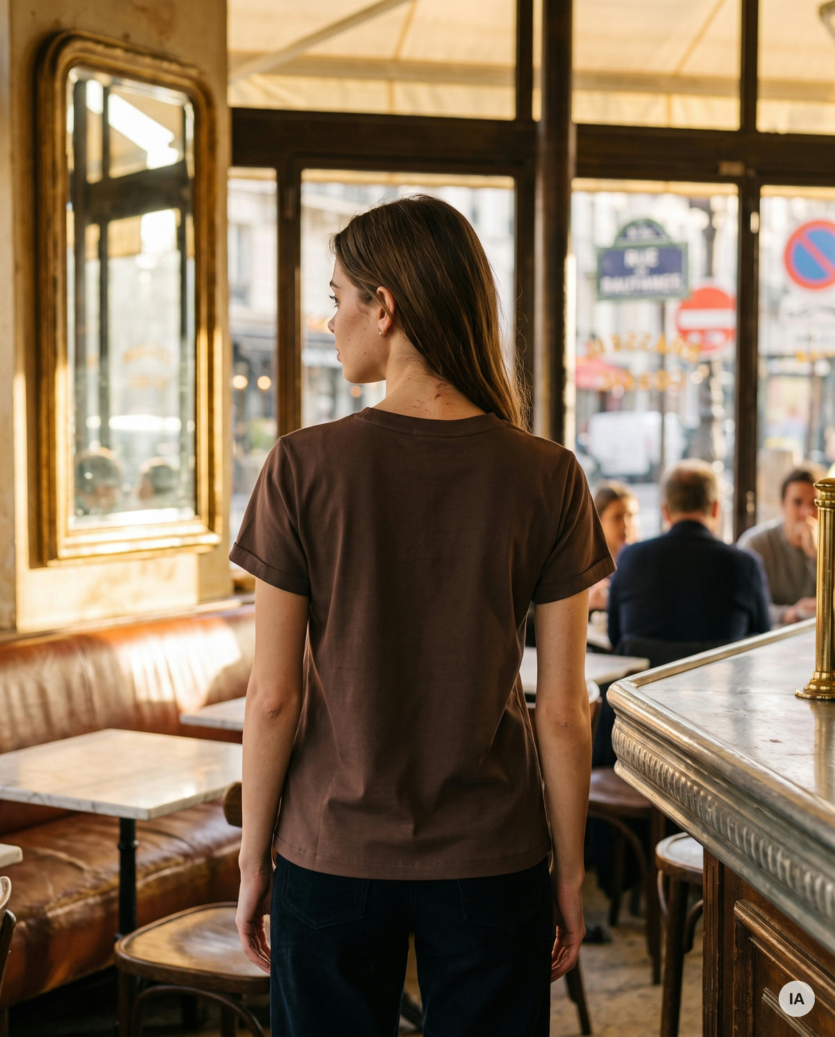 TSHIRT ONI CHOCOLAT - ORAIJE T-shirt — Image générée par IA