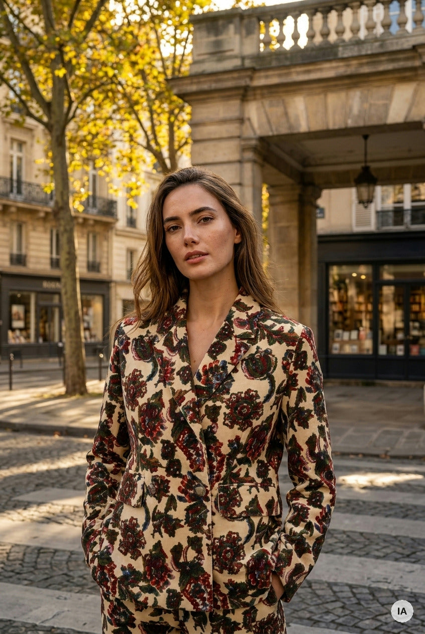 VESTE ADRIEL FLEUR DE TRIESTE - ORFEO Veste — Image générée par IA