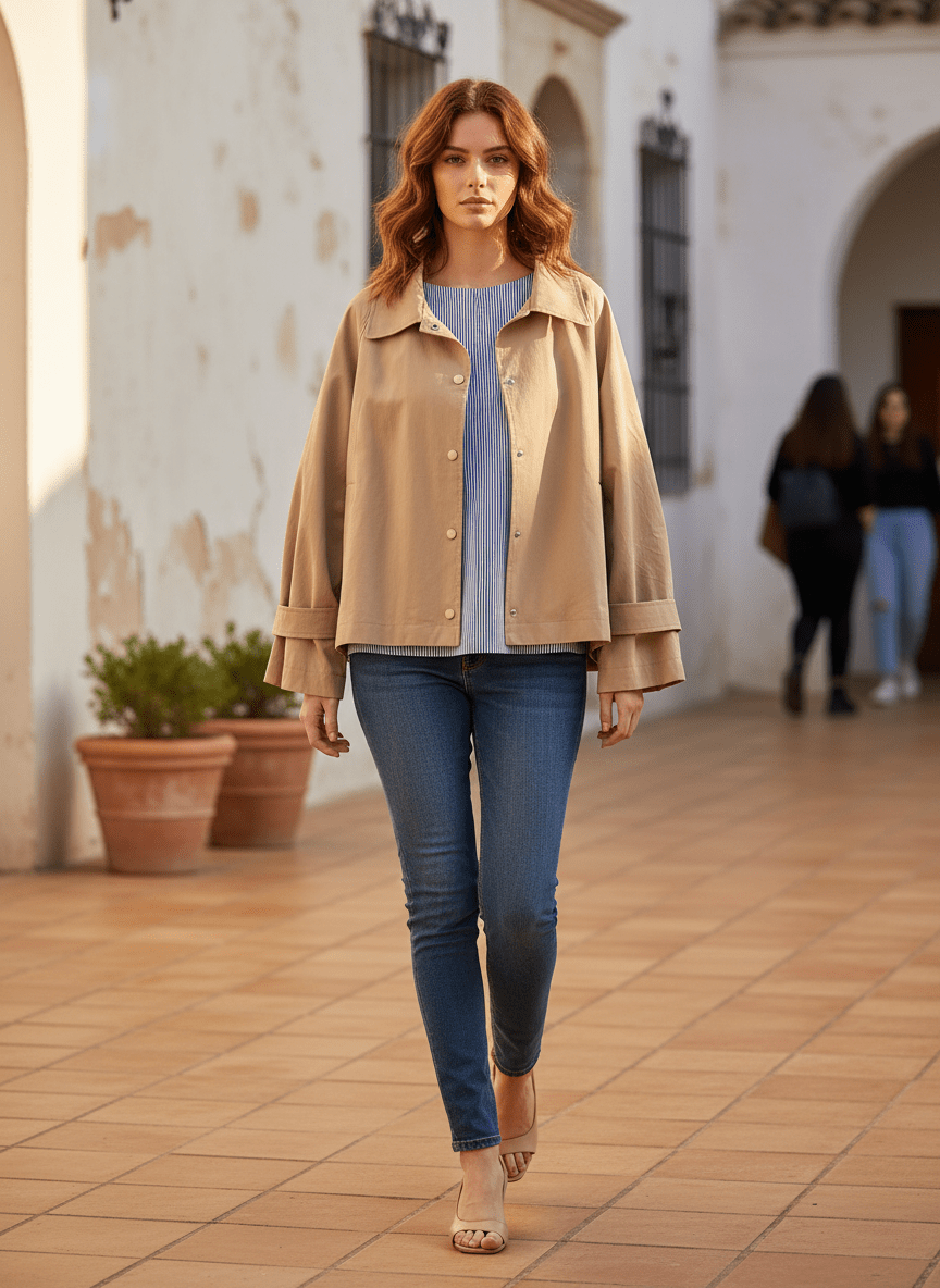 Veste Canelle Beige - YCOO Veste