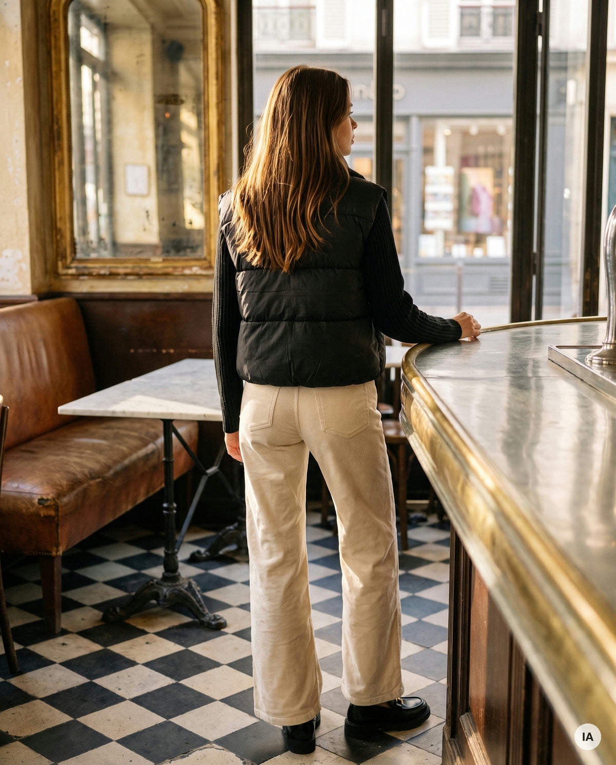 VESTE JENSON NOIR - ORFEO Veste — Image générée par IA