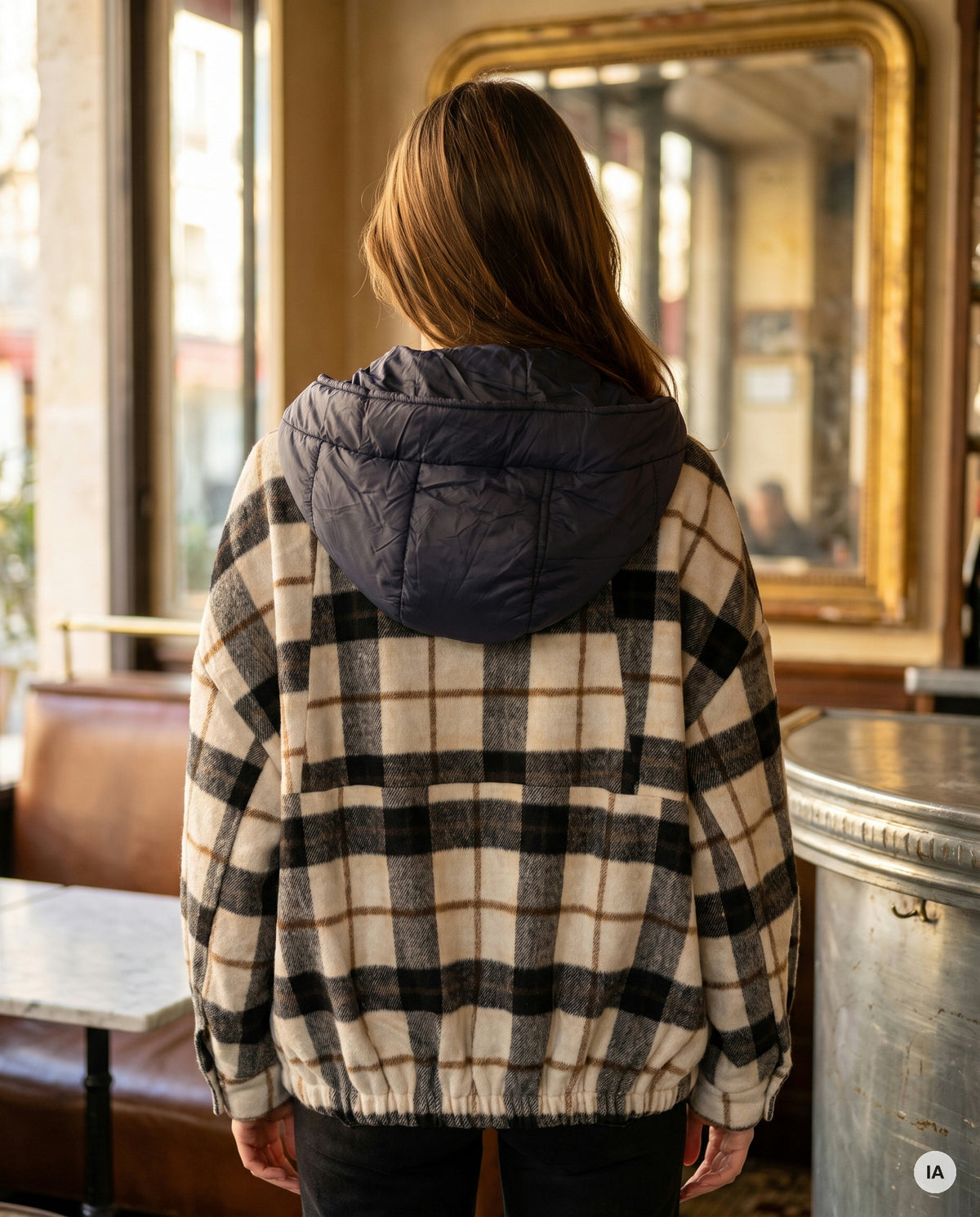 VESTE LESTER BEIGE - ORFEO Veste — Image générée par IA
