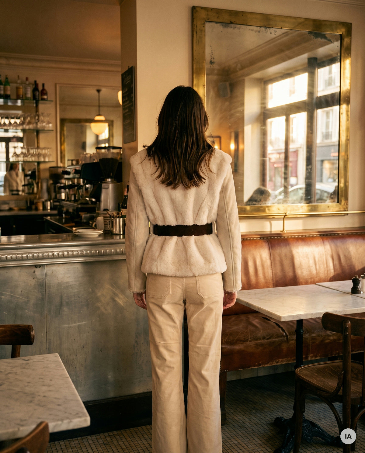 VESTE LOULIANA ECRU - ORFEO Veste — Image générée par IA