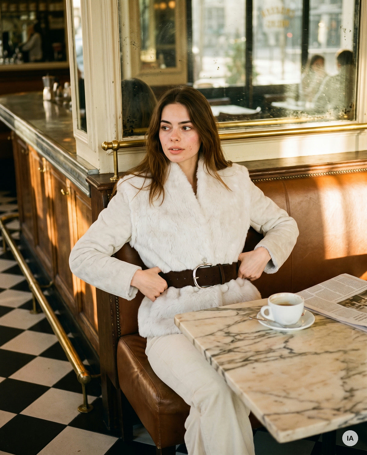 VESTE LOULIANA ECRU - ORFEO Veste — Image générée par IA