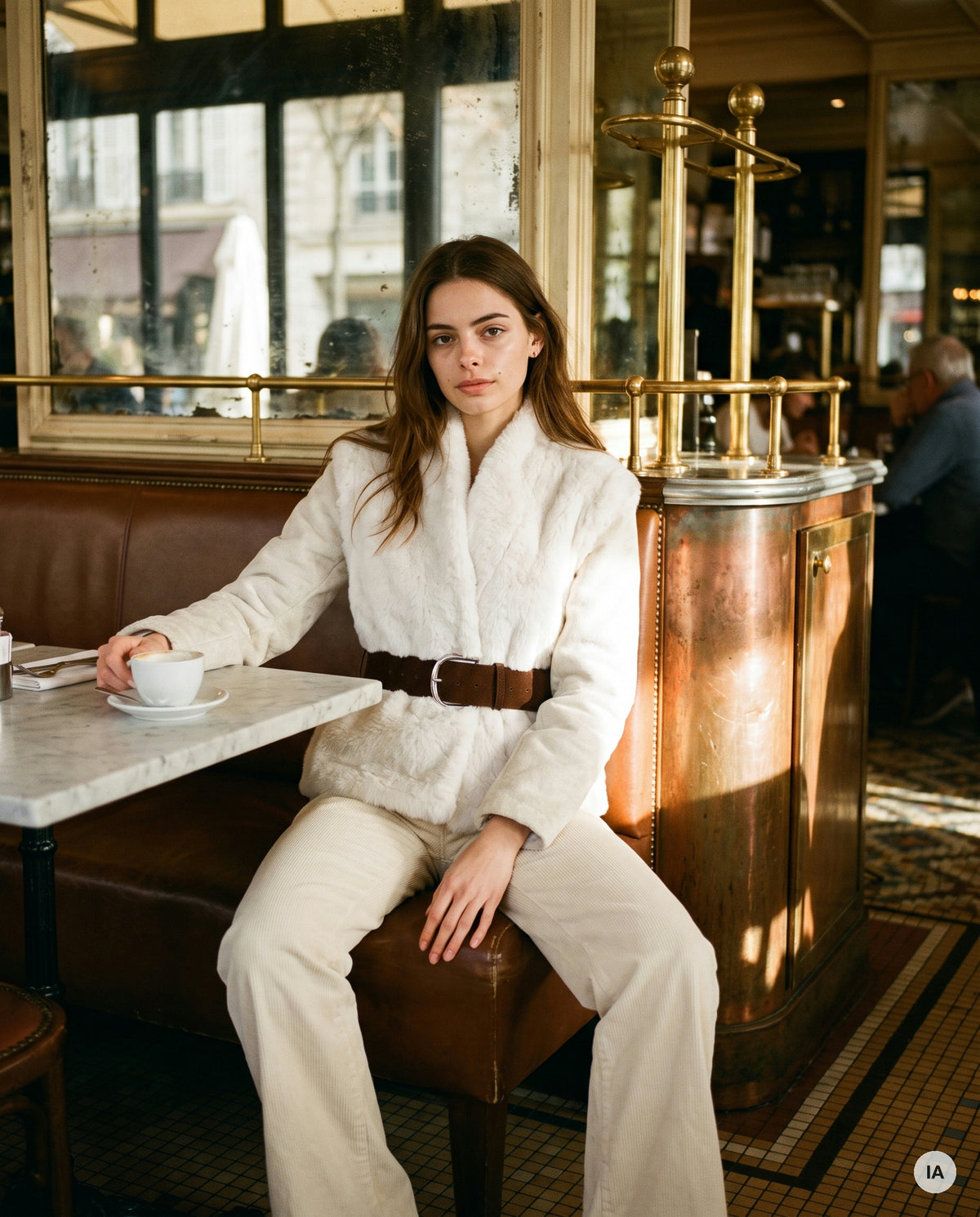 VESTE LOULIANA ECRU - ORFEO Veste — Image générée par IA