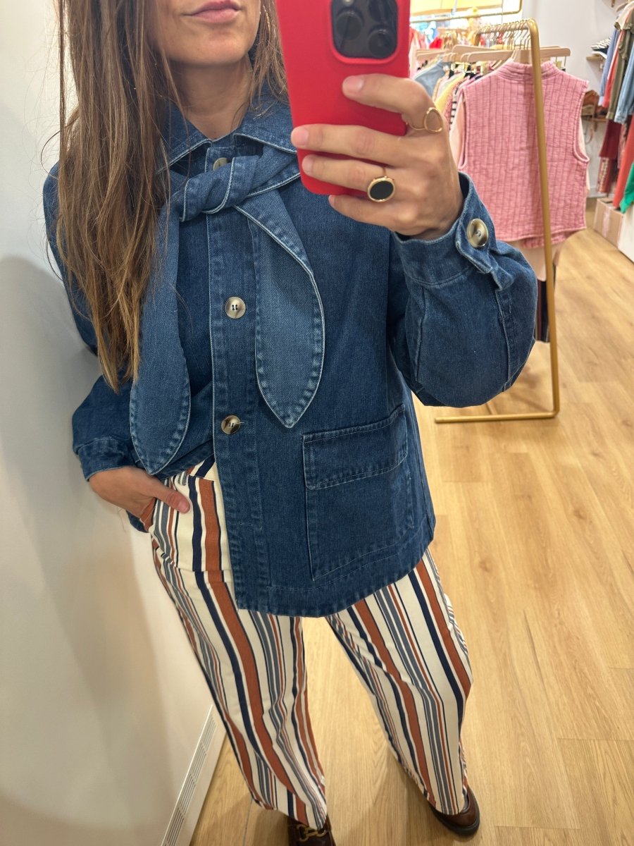 Veste Maggie BLEU JEAN - CHARLIOR Veste