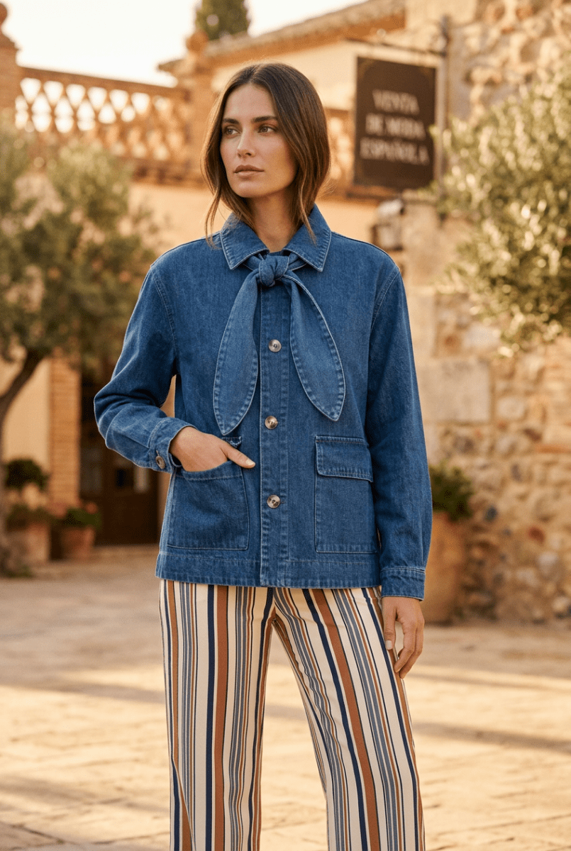 Veste Maggie BLEU JEAN - CHARLIOR Veste