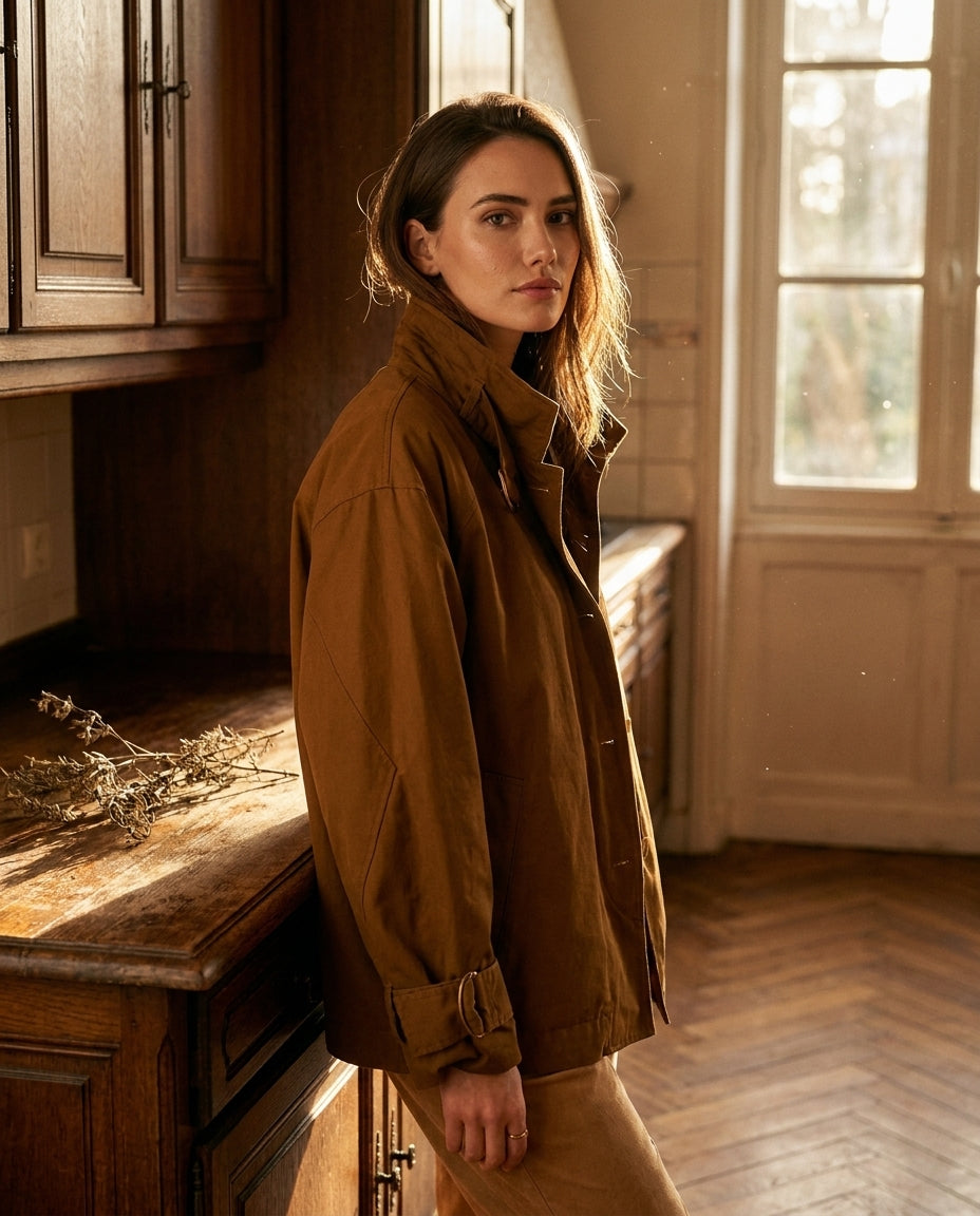 VESTE NEWPORT BEIGE - MINUIT DOUZE VESTE