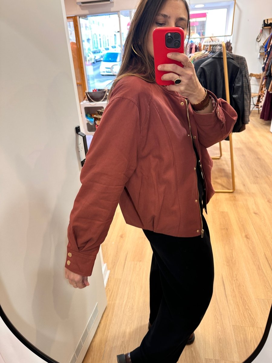 VESTE VILAY TERRACOTTA - LA PETITE ETOILE VESTE