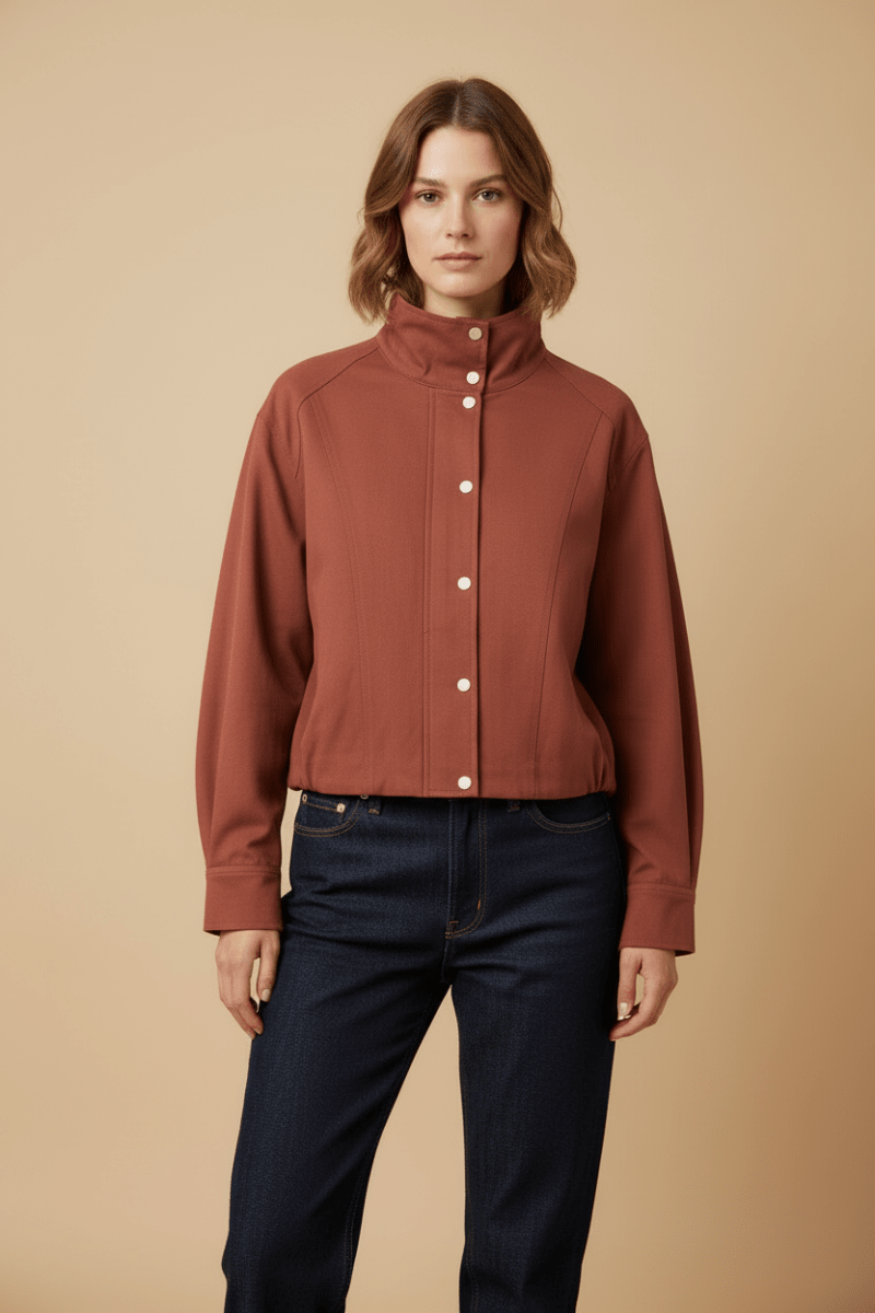 VESTE VILAY TERRACOTTA - LA PETITE ETOILE VESTE