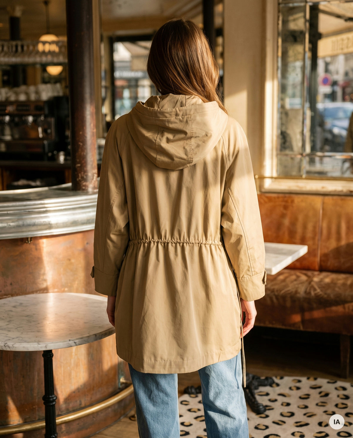 VESTE VOYAGE^ KAKI - MINUIT DOUZE Veste — Image générée par IA