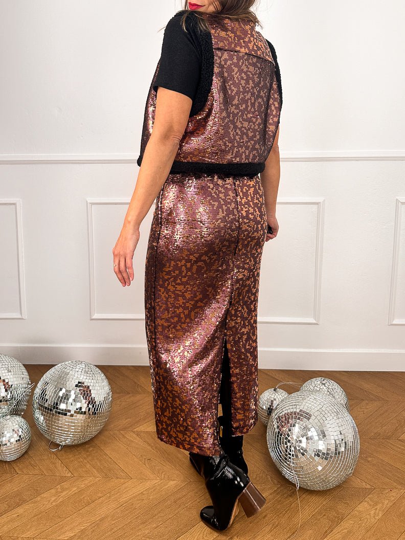 Jupe Alix CUIVRE - JANE WOOD Jupe pour femme