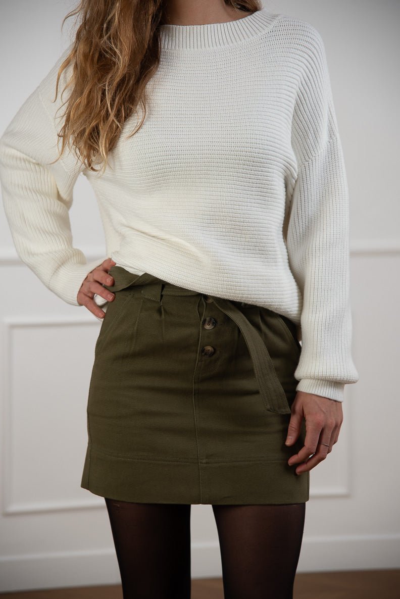 Jupe Nayla KAKI - LAUREPLUSMAX Jupe pour femme